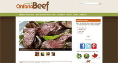 Desktop Screenshot of makeitontariobeef.ca